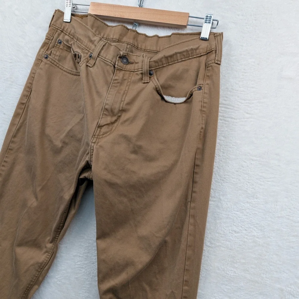 Levi's 541 Jeans Men's 36x33 Tan Brown Slim Fit Straight WaterLess Workwear